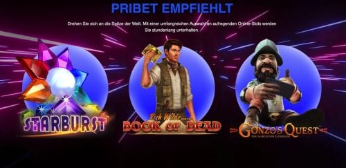 Pribet Casino Spielen