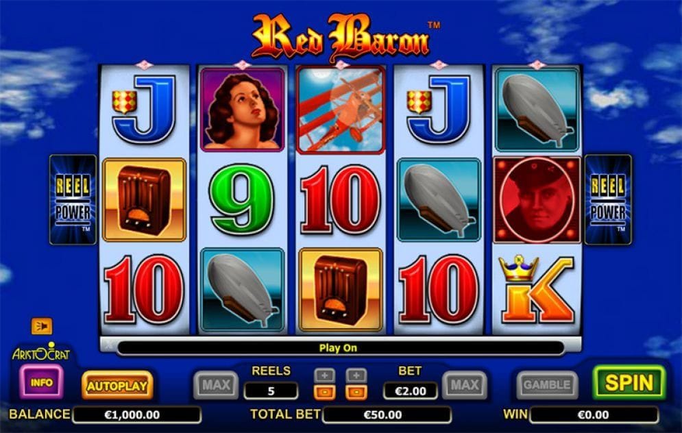 Red Baron online Casinospiel