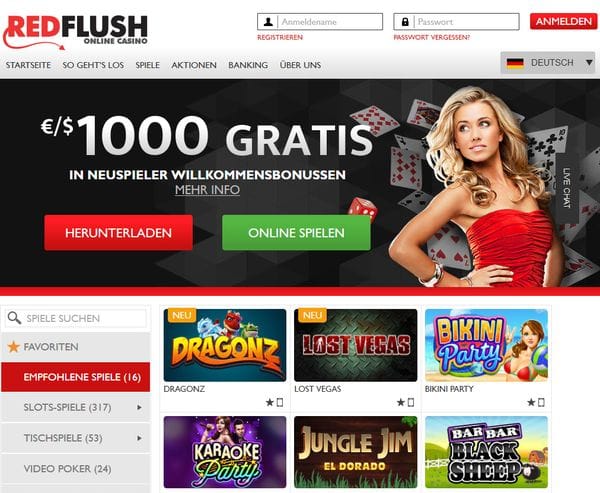 Red Flush Casino im Test