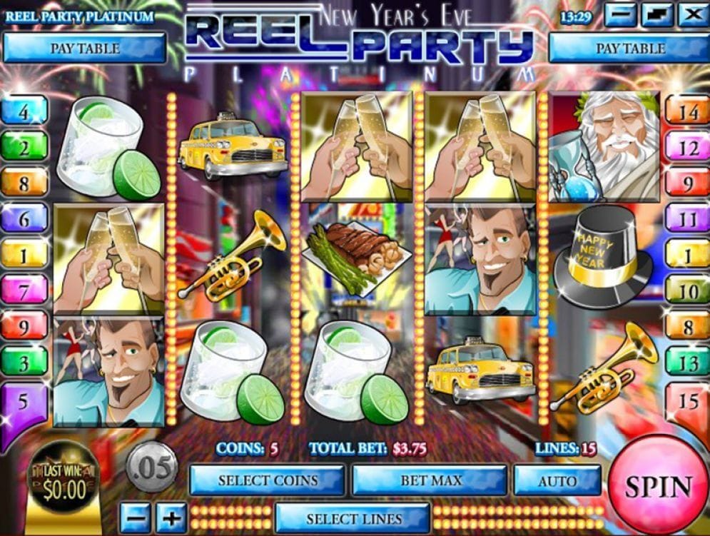 Reel Party Platinum online Videoslot