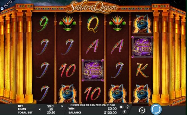 Sahara Queen Video Slot online spielen