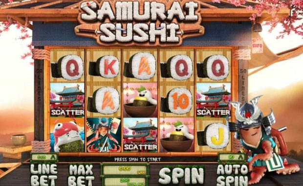Samurai Sushi Videoslot kostenlos spielen
