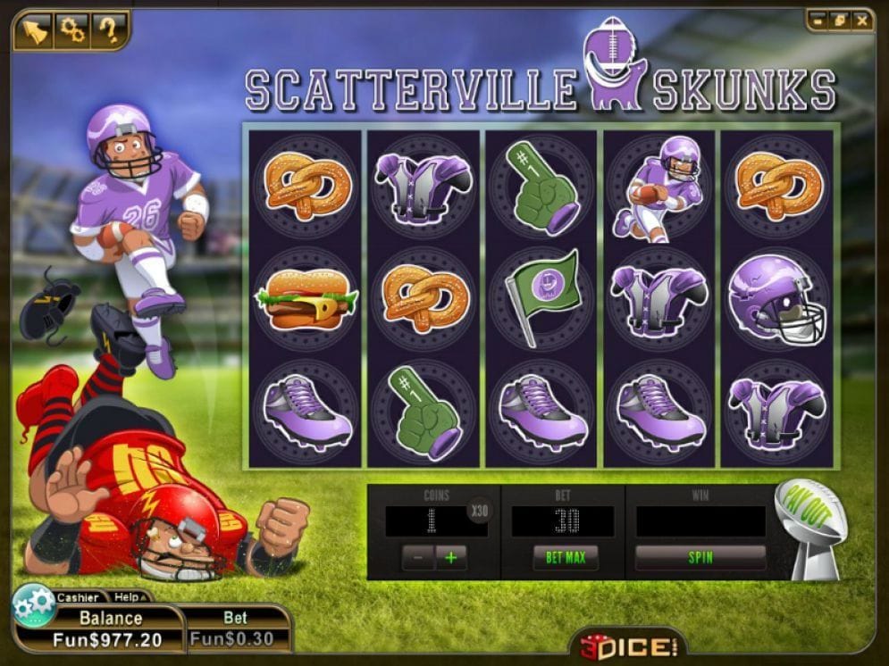 Scatterville Skunks online Video Slot