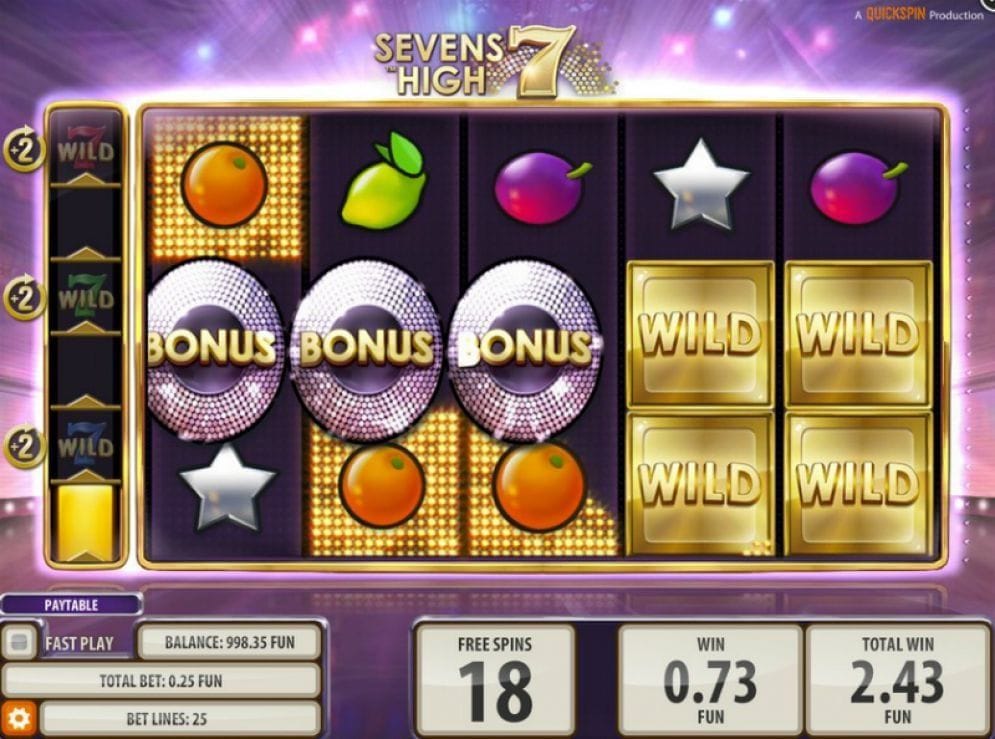 Sevens High Slotmaschine