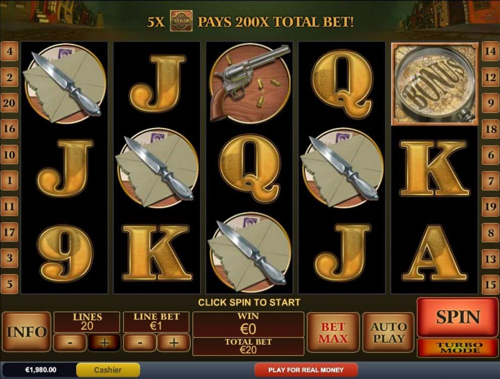 Sherlock Mystery online Geldspielautomat