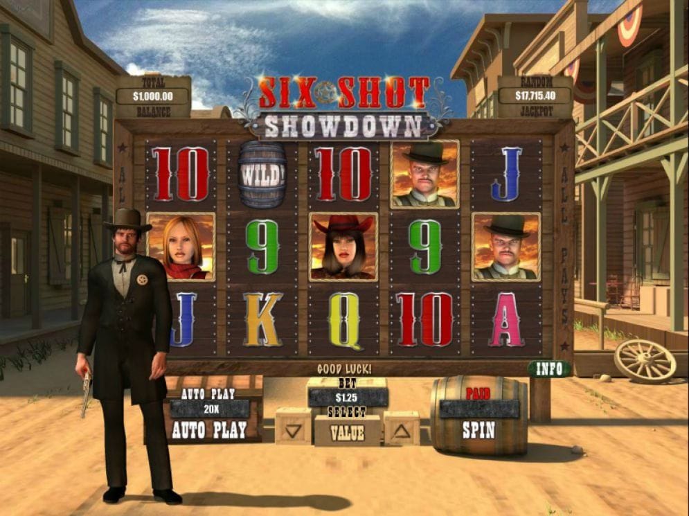 Six Shot Showdown Spielautomat