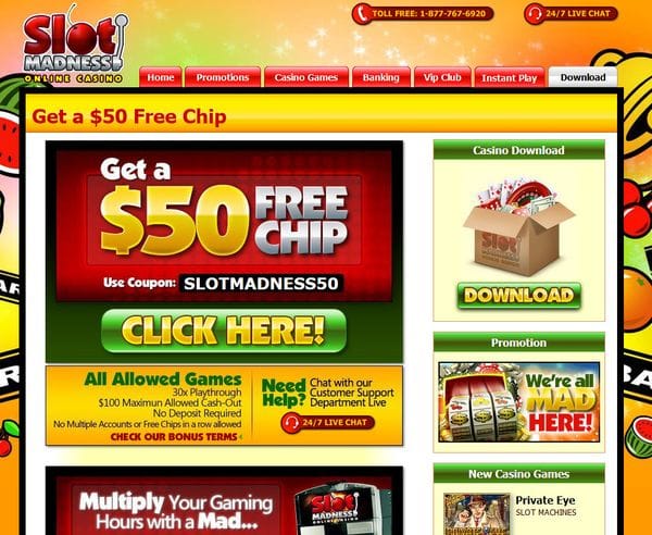 Slot Madness Casino Review