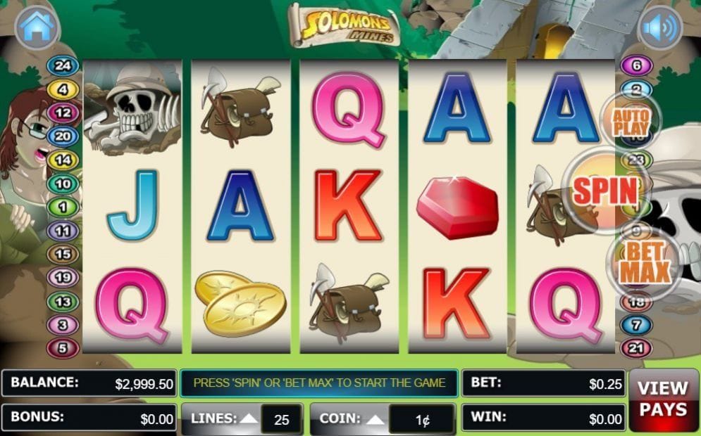 Solomons Mines Solomons Mines online Videoslot