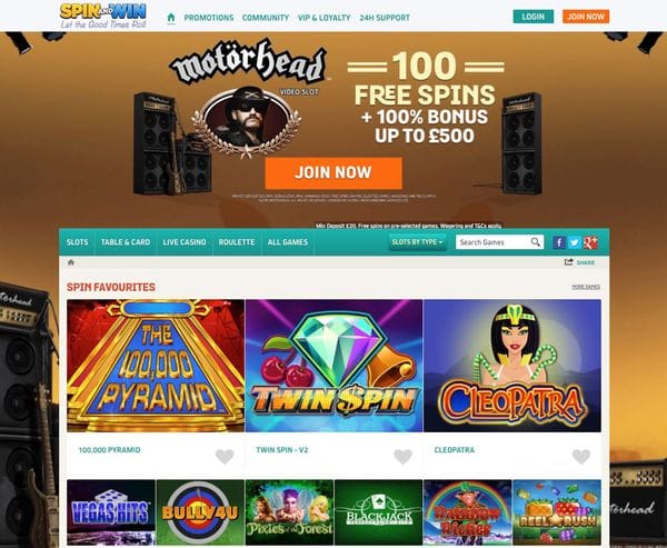 Spin and Win Casino im Test