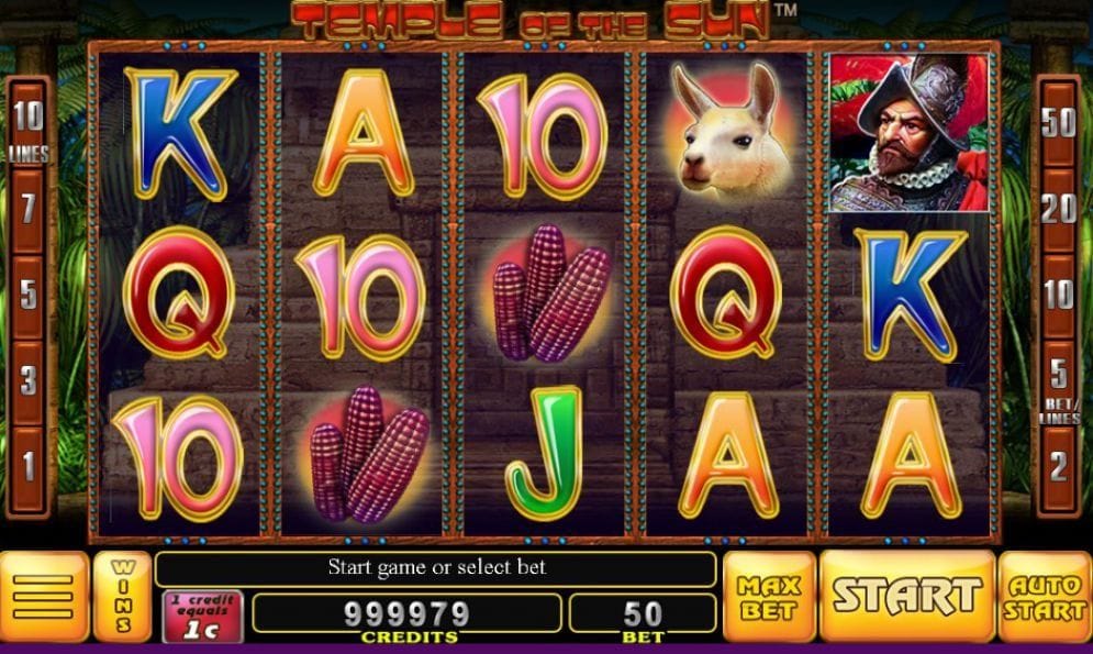 Temple Of The Sun Casinospiel
