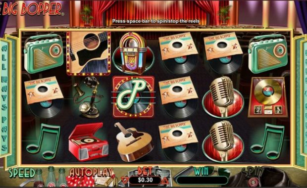 The Big Bopper Geldspielautomat ohne Anmeldung