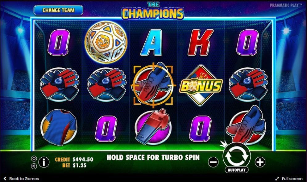 The Champions Automatenspiel