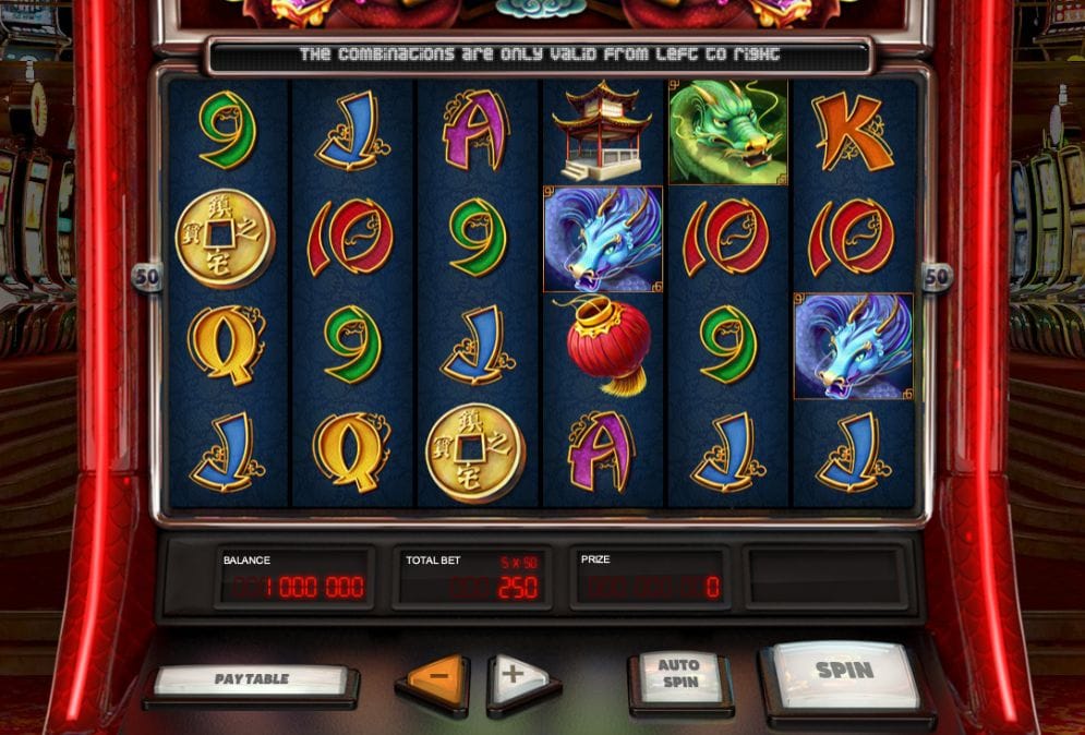 The Legendary Red Dragon online Spielautomat