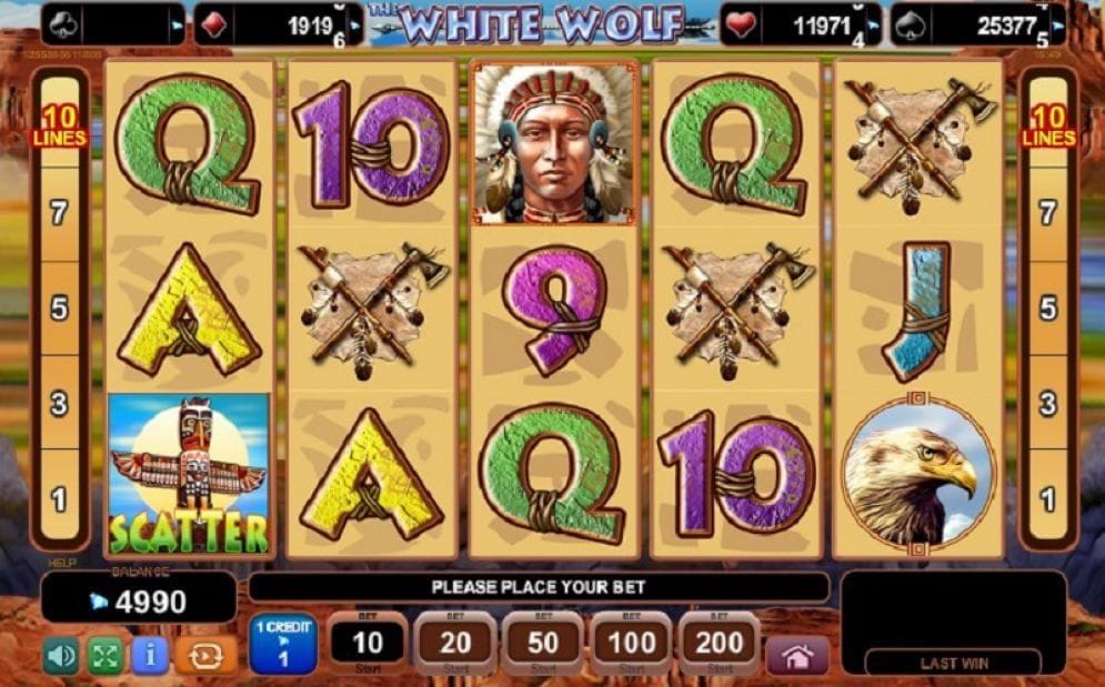 The White Wolf The White Wolf Spielautomat