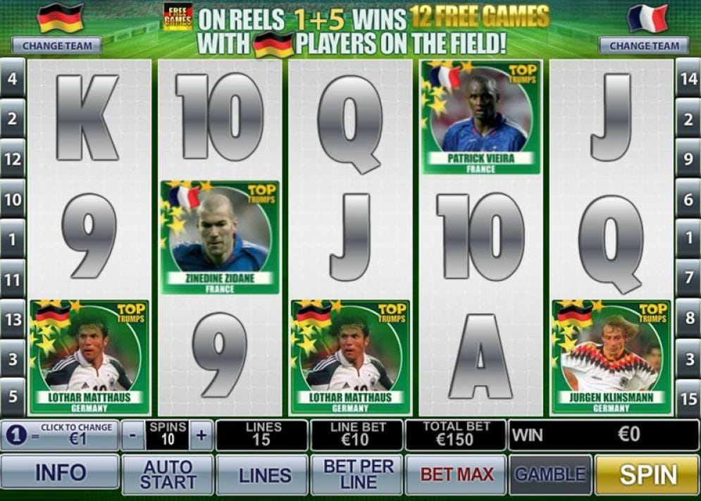 Top Trumps World Football Stars Automatenspiel