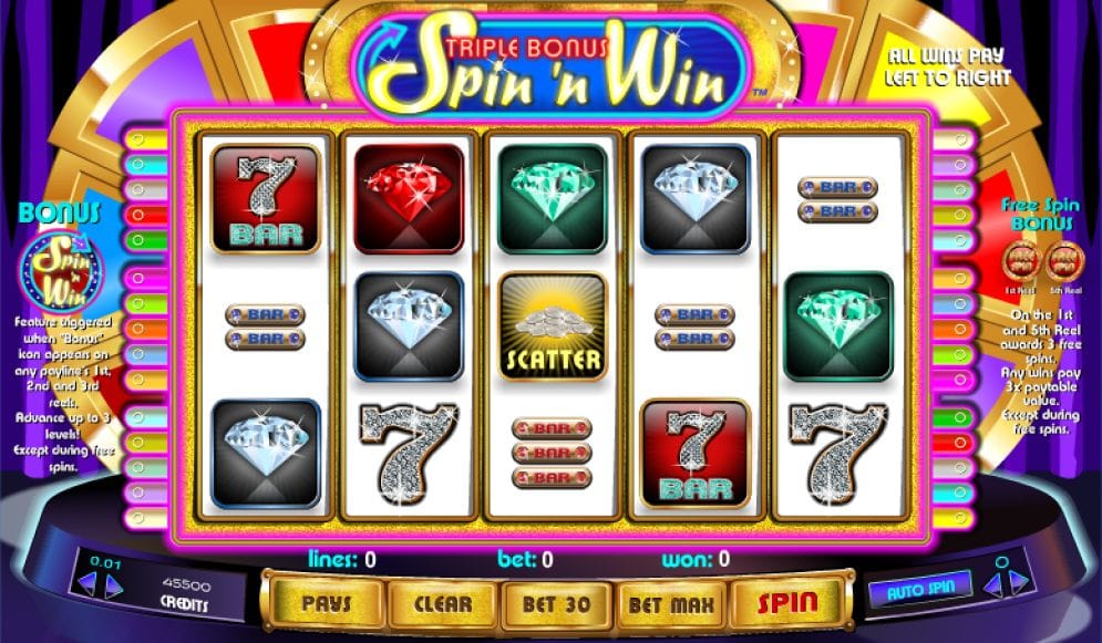 Triple Bonus Spin ’n Win online Video Slot