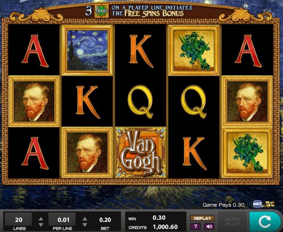 Van Gogh Van Gogh online Videoslot