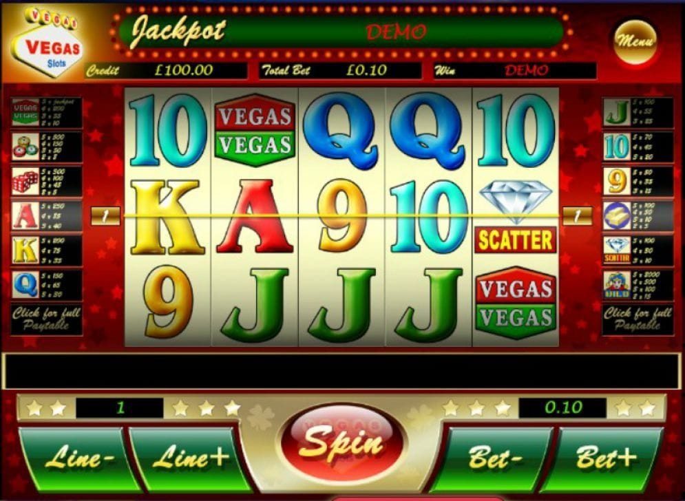 Vegas Vegas Vegas Vegas Automatenspiel