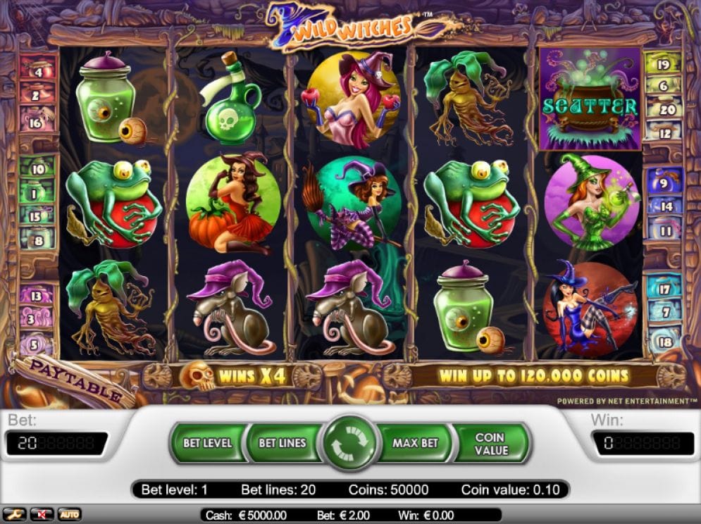 Wild Witches Casinospiel