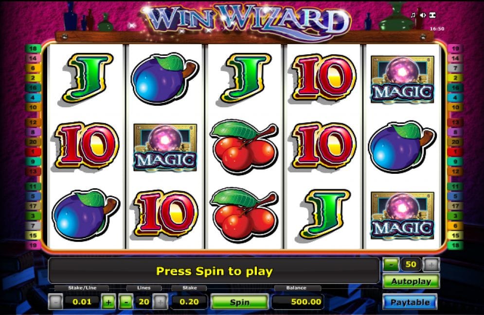 Win Wizard Spielautomat